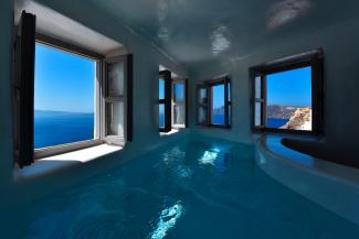Deluxe Room with Indoor Plunge Pool and Caldera View-Syros