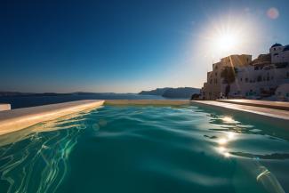 Superior Suite with Outdoor Plunge Pool and Caldera View 