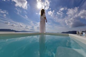 Superior Suite with Outdoor Plunge Pool and Caldera View 
